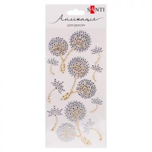 Набор для творчества Santi Кульбабки аплікація зі страз самоклеючих 10х20 см (743037)