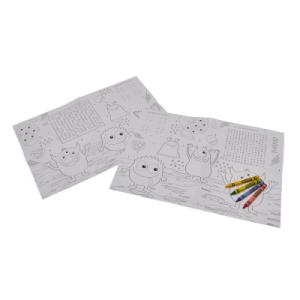 Набор для творчества Crayola Подложки-раскраски "Монстры" 2 шт с карандашами (15755-B)