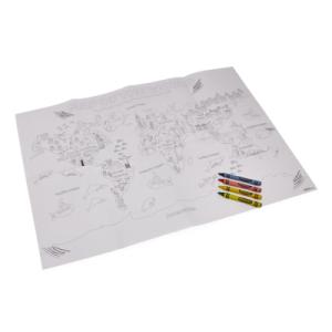 Набор для творчества Crayola Раскраска Карта мира: Вокруг Земли С карандашами (15693)