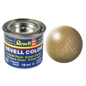 Аксесуари до збірних моделей Revell Фарба емалева № 92. Латунь металік. 14 мл (RVL-32192)