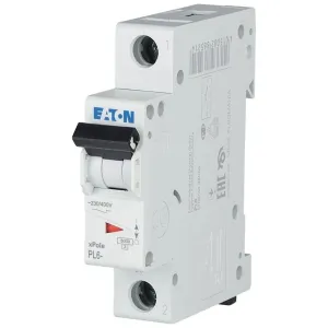 Автоматичний вимикач Eaton 1-п. М1 В 25А PL6 6кА