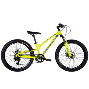 Велосипед Discovery 24" FLINT DD рама-12" ST 2025 жовто-синій (OPS-DIS-24-360)