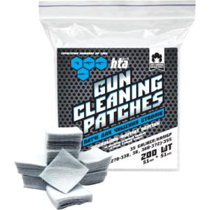 Патч для чистки оружия HTA 9 мм калібр 35 (270-338, 38, 360-372) - 355 квадратні 200 шт (HTA4232)