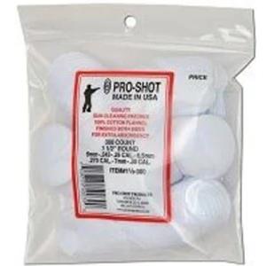 Патч для чистки оружия Pro-Shot 6mm-.30 - 1 1/2", круглые хлопок 300 шт/уп (11/2-300)