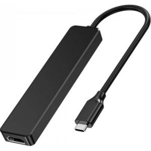 Порт-репликатор Choetech Dock-Station USB-C 5-in-1 (HDMI/PD/USB-A/USB-C) (HUB-M80-BK)