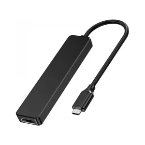 Порт-реплікатор Choetech Dock-Station USB-C 5-in-1 (HDMI/PD/USB-A/USB-C) (HUB-M80-BK)