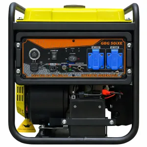 Генератор GenPower инверторный GBG 50IXE 4kW, 230V, 50Hz, 15.0л, электростартер (без АКБ) (GBG 50IXE)