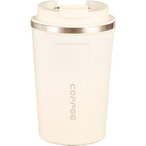 Термокружка Merlion 380 мл, біла (Termo-304-380Wh)