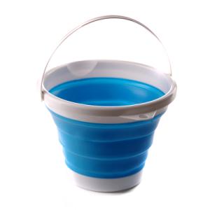 Відро складне СИЛА силіконове 5 л blue (961003)