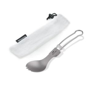 Ложка-виделка туристична Naturehike титанова NH19C001-J (6927595734766)