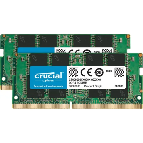 Модуль пам'яті для ноутбука SoDIMM DDR4 32GB (2x16GB) 3200 MHz Micron (CT2K16G4SFRA32A)