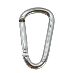 Карабін туристичний Tramp Набір 10 шт без муфти 6 cм Silver (UTRA-300-silver)