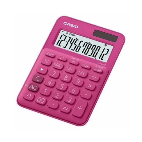 Калькулятор Casio MS-20UC-RD-W-EC, червоний (CALC-CAS-MS-20UC-RD)