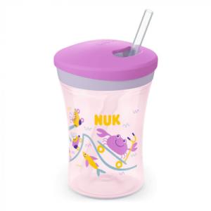 Поильник-непроливайка Nuk Evolution Action Cup Ocean 230 мл (3952422)