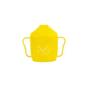 Поїльник-непроливайка Baby Team зі спаутом жовтий 180 мл (5007_желтый)