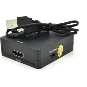 Конвертор 3xRCA F to HDMI F 720P/1080P black Voltronic (YT-CM-AV/HDMI/B)