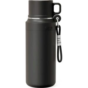 Термос Merlion з чашкою та ситечком 1 л, чорний (TermTea-1000Black)