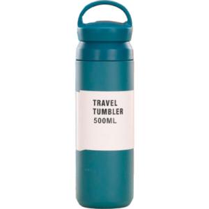 Термос Merlion Travel Tumbler 350 мл, подвійна кришка з ручкою, синій (SUS304-350Blue)