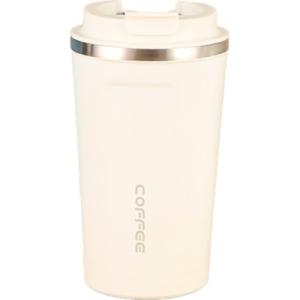 Термокружка Merlion 510 мл, біла (Termo-304-510Wh)