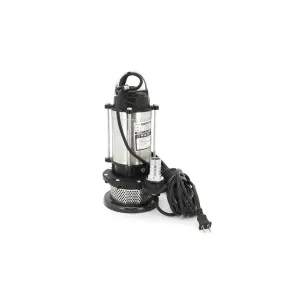 Погружной насос Voltronic 370W, 220V, 2 м³/ч, подъем 10 м, 25мм, INOX, 380х195х200мм, 4,3 кг + переходник (YT-P-370-10)