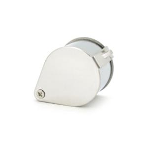 Лупа Voltronic ручна TRIPLET 10X-21mm, складана (брелок), метал-скло, пластикова коробка. 60 * 24 * 18mm. (1152/TR10X-21)