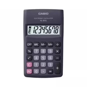 Калькулятор Casio HL-815L-BK-W-GP, черный (CALC-CAS-HL-815L-BK)