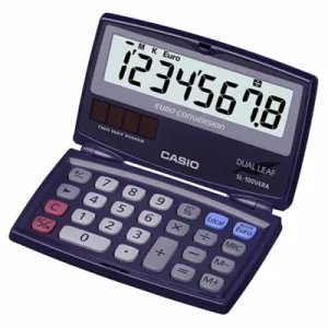 Калькулятор Casio SL-100VERA-WA-E, черный (CALC-CAS-SL-100VERA)