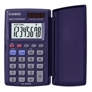 Калькулятор Casio HS-8VERA-WA-EP, черный (CALC-CAS-HS-8VERA-WA)