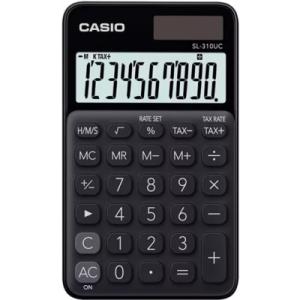 Калькулятор Casio SL-310UC-BK-W-EC, черный (CALC-CAS-SL-310UC-BK)