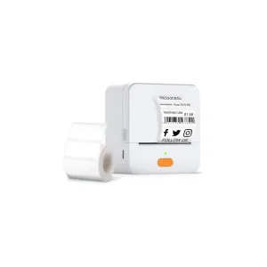 Принтер етикеток UKRMARK UP1WT bluetooth, USB, білий (900772)