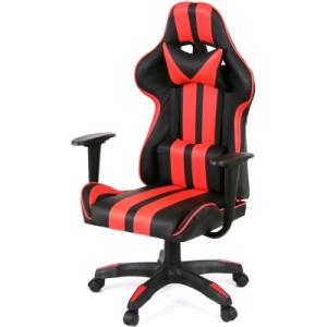 Крісло ігрове Аклас Стрік Light ANF Червоний (PU-чорний/червоний) (00160344)