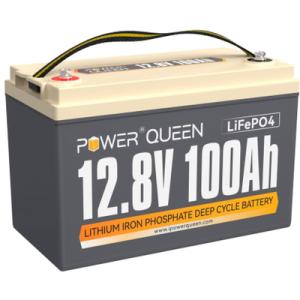 Батарея LiFePo4 Power Queen 12.8V 100Ah (PowerQueen-128V100Ah-H19)