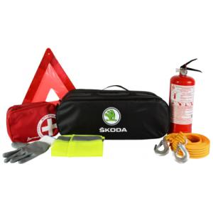 Набор техпомощи Poputchik Skoda легковой черный (01-131-Л)