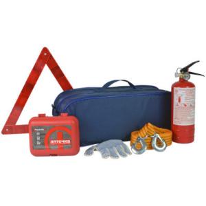 Набор техпомощи Poputchik автомобилиста универсальный №1 синий (01-016-У)