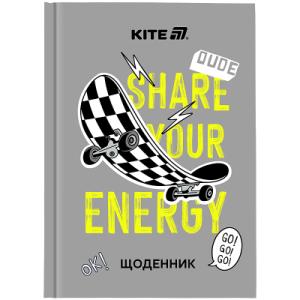 Дневник школьный Kite Energy, твердая обложка (K25-262-5)