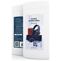 Салфетки Gembird Alcohol cleaning wipes (50 pcs), micro-fiber (CK-AWW50-01)