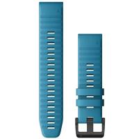 Ремешок для смарт-часов Garmin quatix 6 22mm QuickFit Cirrius Blue Silicone (010-12863-20)