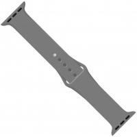 Ремешок для смарт-часов Intaleo Silicone для Apple Watch 42/44 mm gray (1283126494352)