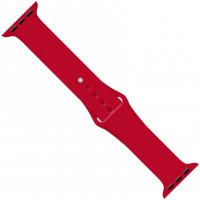Ремінець до смарт-годинника Intaleo Silicone для Apple Watch 38/40 mm red (1283126494321)