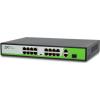 Комутатор мережевий ZKTeco ZK-PoE1621N-200W - изображение 1