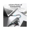 Концентратор Vention USB 3.0 to 4xUSB 3.0 Hub With Power Supply 0.15m black (CHLBB)
