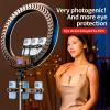 Набір блогера RTAKO LED лампа AR-GTB01-18S 18" digital display Ring Light (6942063218661)