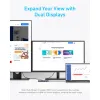 Концентратор USB-C 7-in-1 1xUSB-C PD100W + 2xHDMI + 4xUSB-A black Anker (A83740A2)