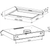 Вытяжка кухонная Jantar PHT I LED 50 BR