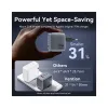 Зарядний пристрій Vention 2xUSB-C PD70W + 1xUSB QC3.0 22.5W GaN + cable USB-C to USB-C 1.0m black gray (TZ-FEXH0-EU)
