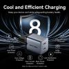 Зарядний пристрій Vention 2xUSB-C PD45W GaN transparent gray (FCFH0-EU)