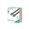Кабель мультимедійний HDMI M to HDMI M 8.0m V2.0 4K60Hz braided zinc alloy black Vention (ALMBK)