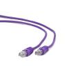Патч-корд 0.5м, UTP, cat.5e, CCA, violet Cablexpert (PP12-0.5M/V) - изображение 1