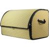 Сумка-органайзер EVAtech M-PRO 32x50x30 см. Ромб бежевый с черным кантом (BS13642OM3RIB) - изображение 5
