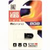 USB флеш накопичувач Mibrand 8GB Scorpio Black USB 2.0 (MI2.0/SC8M3B) - изображение 2